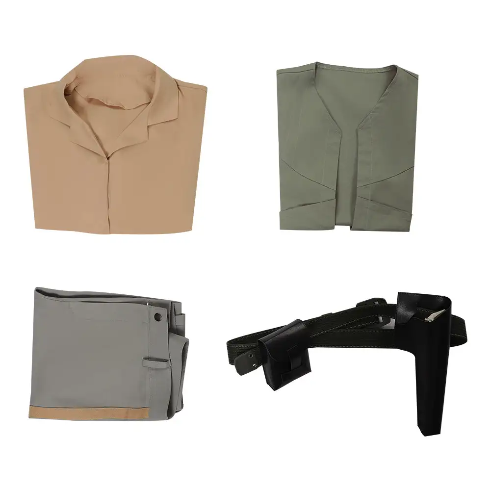 NewCosplay Star Wars 3 - Return Of The Jedi-Leia Organa Solo Cosplay Costume Outfits Halloween Carnival Suit - Image 10