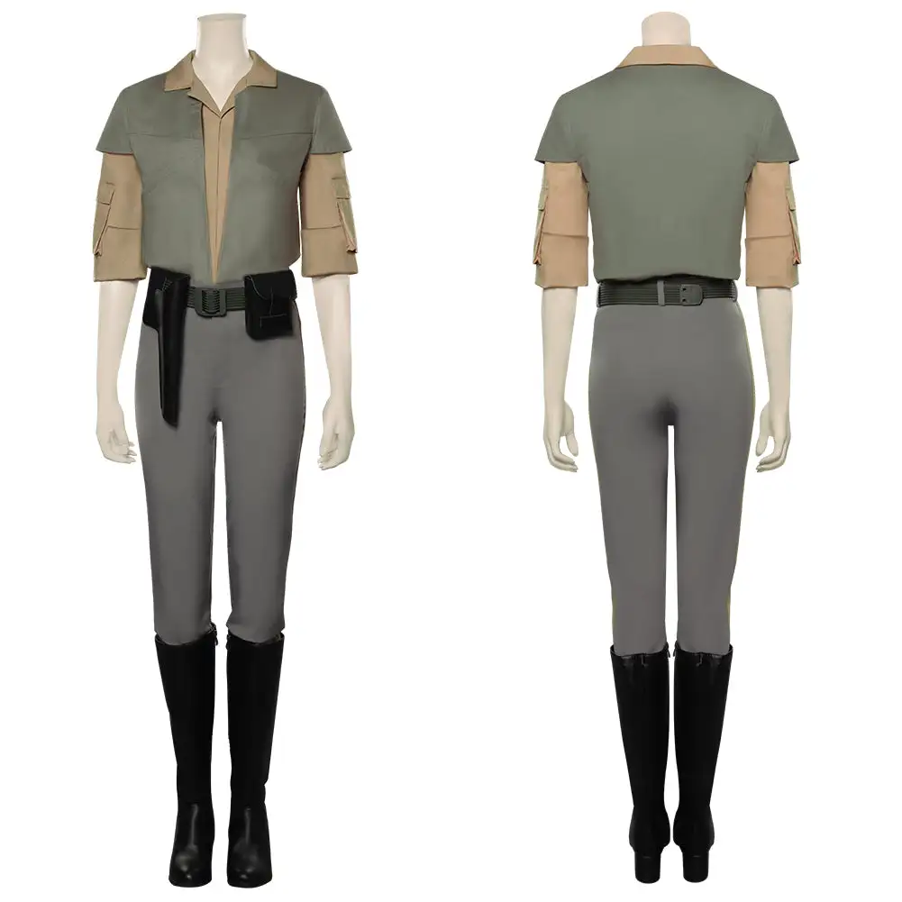 NewCosplay Star Wars 3 - Return Of The Jedi-Leia Organa Solo Cosplay Costume Outfits Halloween Carnival Suit - Image 2