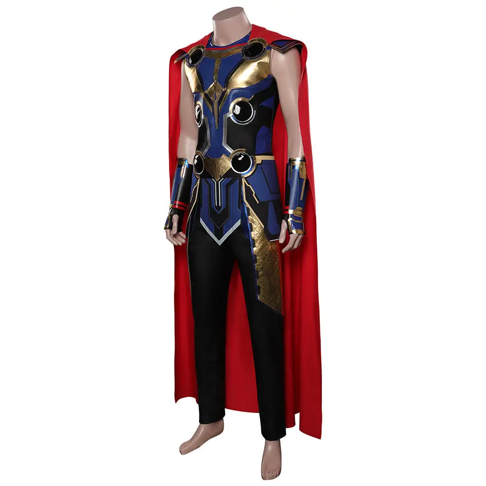New Cosplaysky Thor: Love And Thunder Thor Cosplay Costume Outfits Halloween Carnival Suit - Image 3