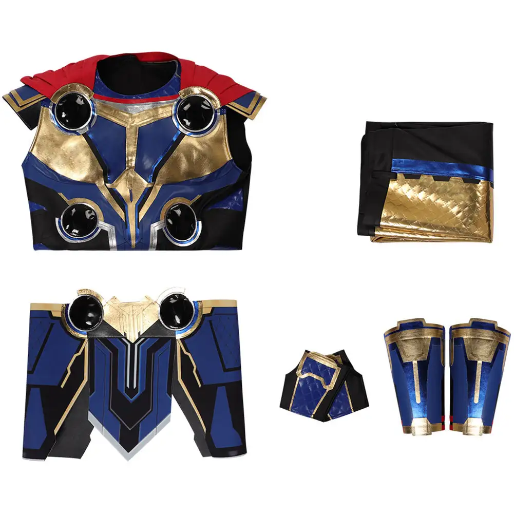 New Cosplaysky Thor: Love And Thunder Thor Cosplay Costume Outfits Halloween Carnival Suit - Image 9