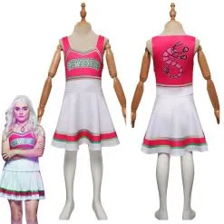 Cossky Kids Girls Zombies 3 Addison Wells Cosplay Costume Cheerleading Dress Outfits