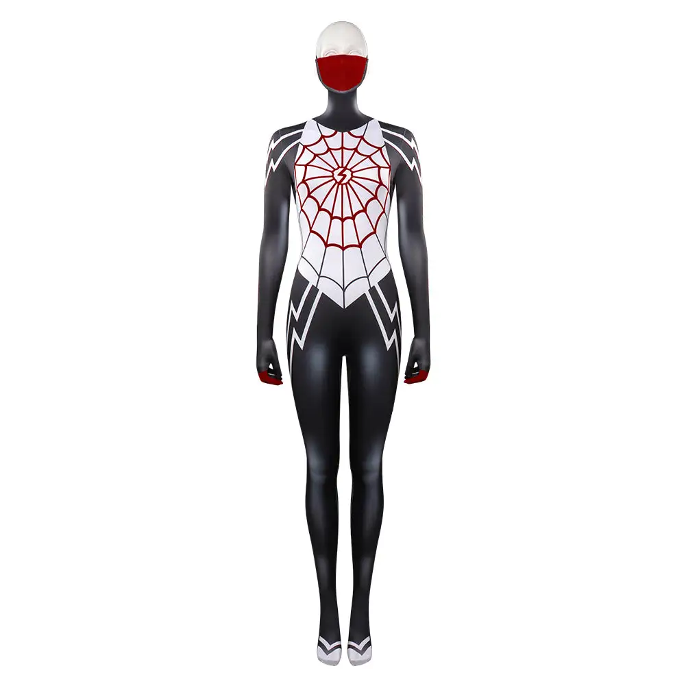 NewCosplay Spider-Man -Silk Cindy Moon Bodysuit Jumpsuits Cosplay Costume Outfits Halloween Carnival Party Suit - Image 3