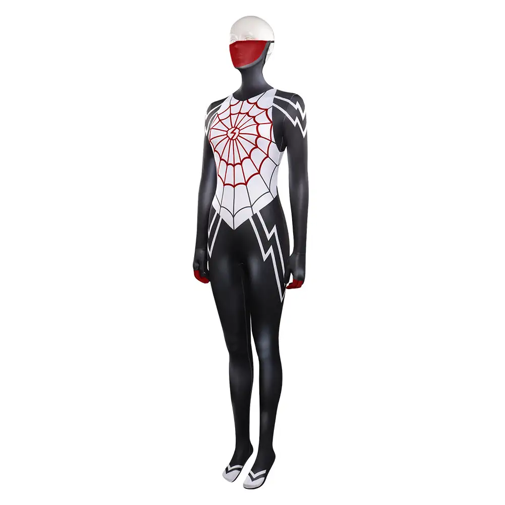 NewCosplay Spider-Man -Silk Cindy Moon Bodysuit Jumpsuits Cosplay Costume Outfits Halloween Carnival Party Suit - Image 4