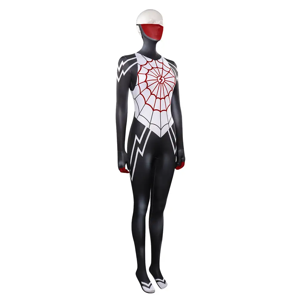 NewCosplay Spider-Man -Silk Cindy Moon Bodysuit Jumpsuits Cosplay Costume Outfits Halloween Carnival Party Suit - Image 6
