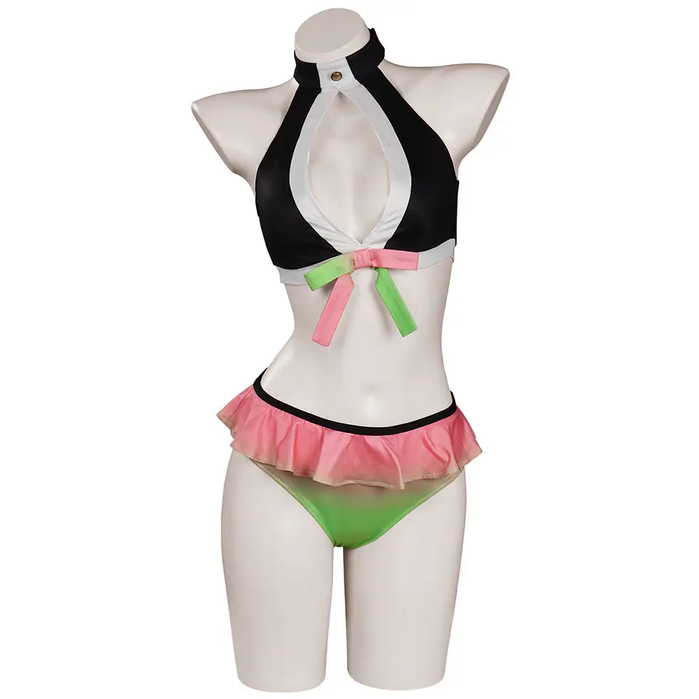 NewCosplay Kanroji Mitsuri Original Designer Sexy Swimsuit Cosplay Costume-cossky®