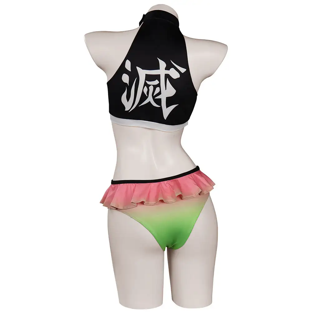 NewCosplay Kanroji Mitsuri Original Designer Sexy Swimsuit Cosplay Costume-cossky® - Image 4