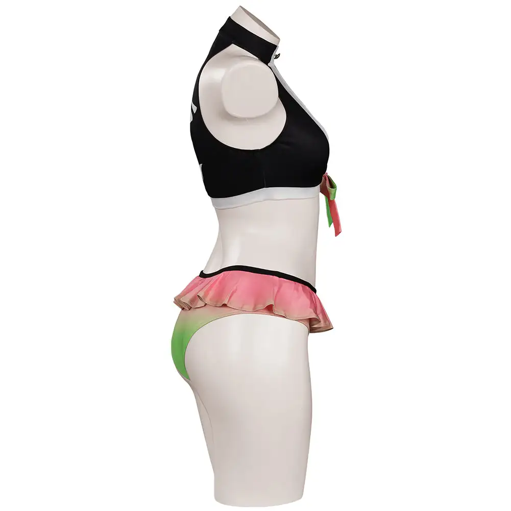 NewCosplay Kanroji Mitsuri Original Designer Sexy Swimsuit Cosplay Costume-cossky® - Image 7