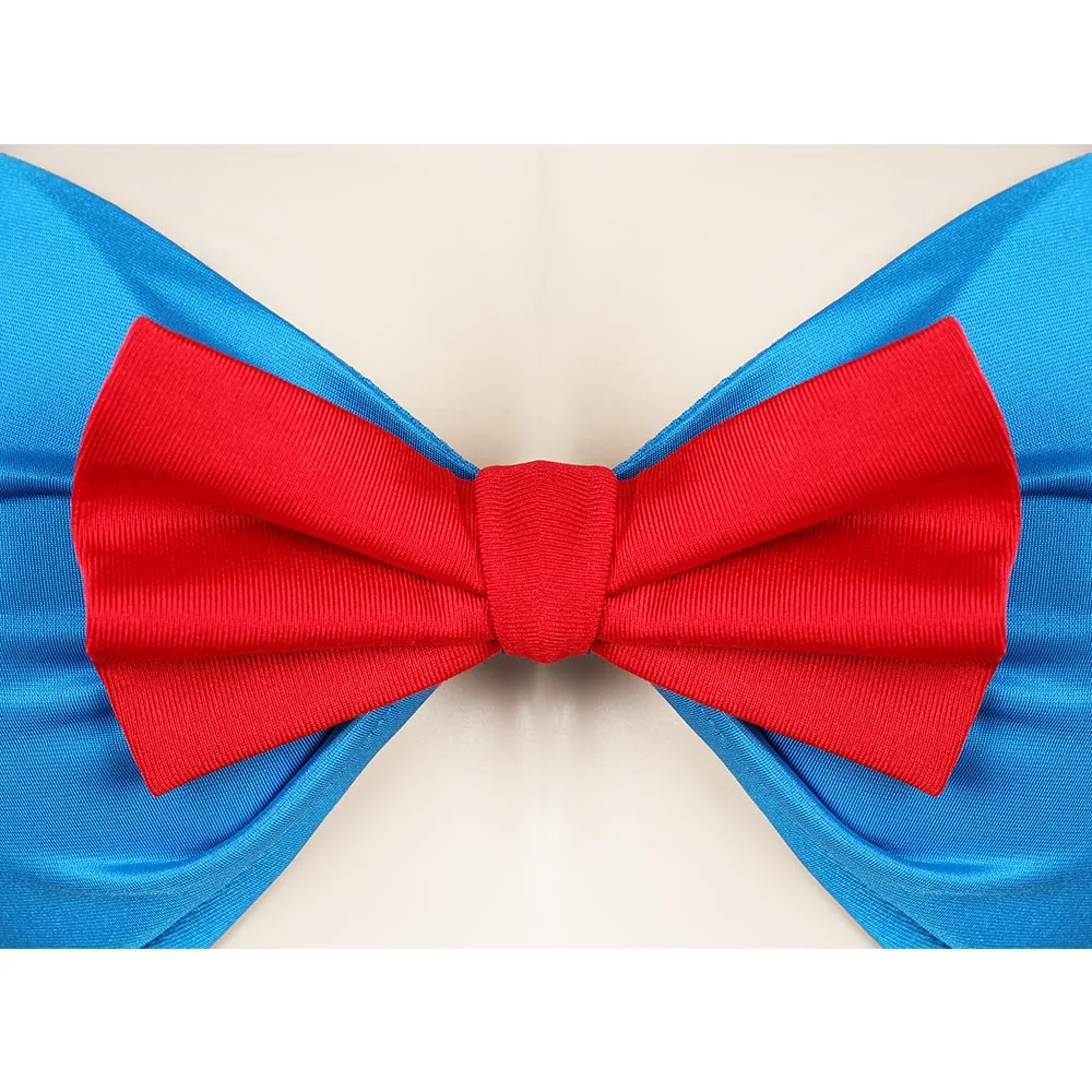 Cosplaygift Snow White Swimsuit Cosplay Costume Three-Piece Swimwear Outfits Halloween Carnival Suit - Image 9