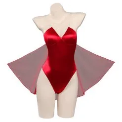 Viele Kostüme WandaVision Scarlet Witch Original Design Sexy Swimsuit Cosplay Costumes Swimwear Cloak Outfits -cossky®