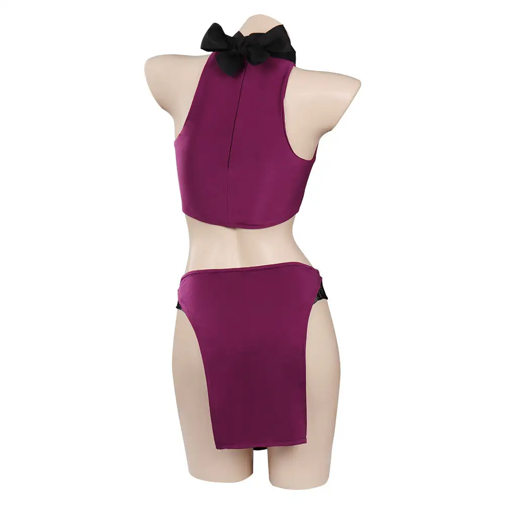 INSWEAR Yamanaka Ino Yamanaka Original Design Swimsuit Cosplay Costume Top Short Headband Outfits - Image 4