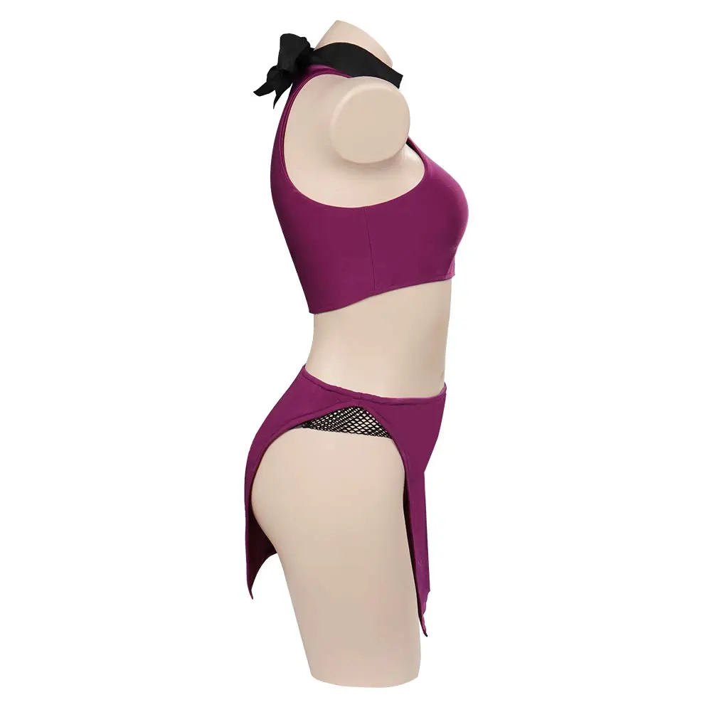 INSWEAR Yamanaka Ino Yamanaka Original Design Swimsuit Cosplay Costume Top Short Headband Outfits - Image 7
