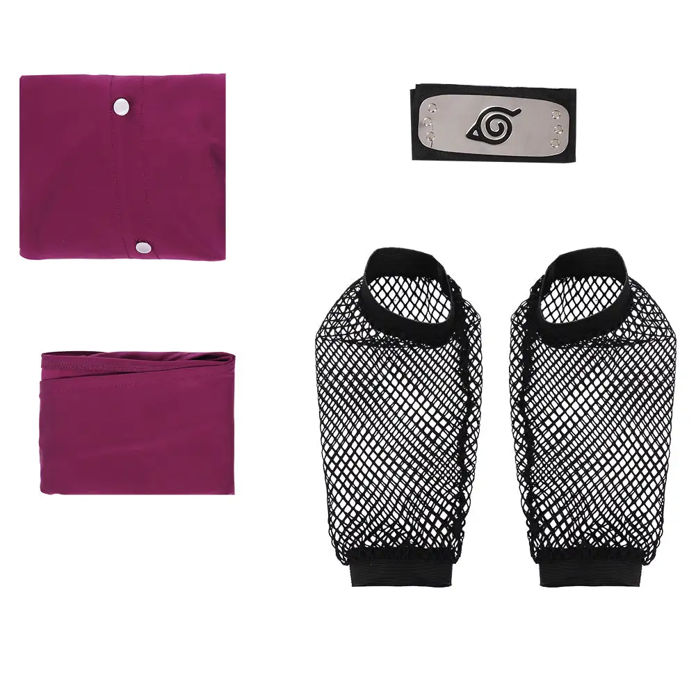 INSWEAR Yamanaka Ino Yamanaka Original Design Swimsuit Cosplay Costume Top Short Headband Outfits - Image 10