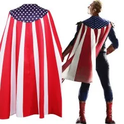NewCosplay The Boys Season 3 Homelander Cosplay Costume Cloak Halloween Carnival Suit