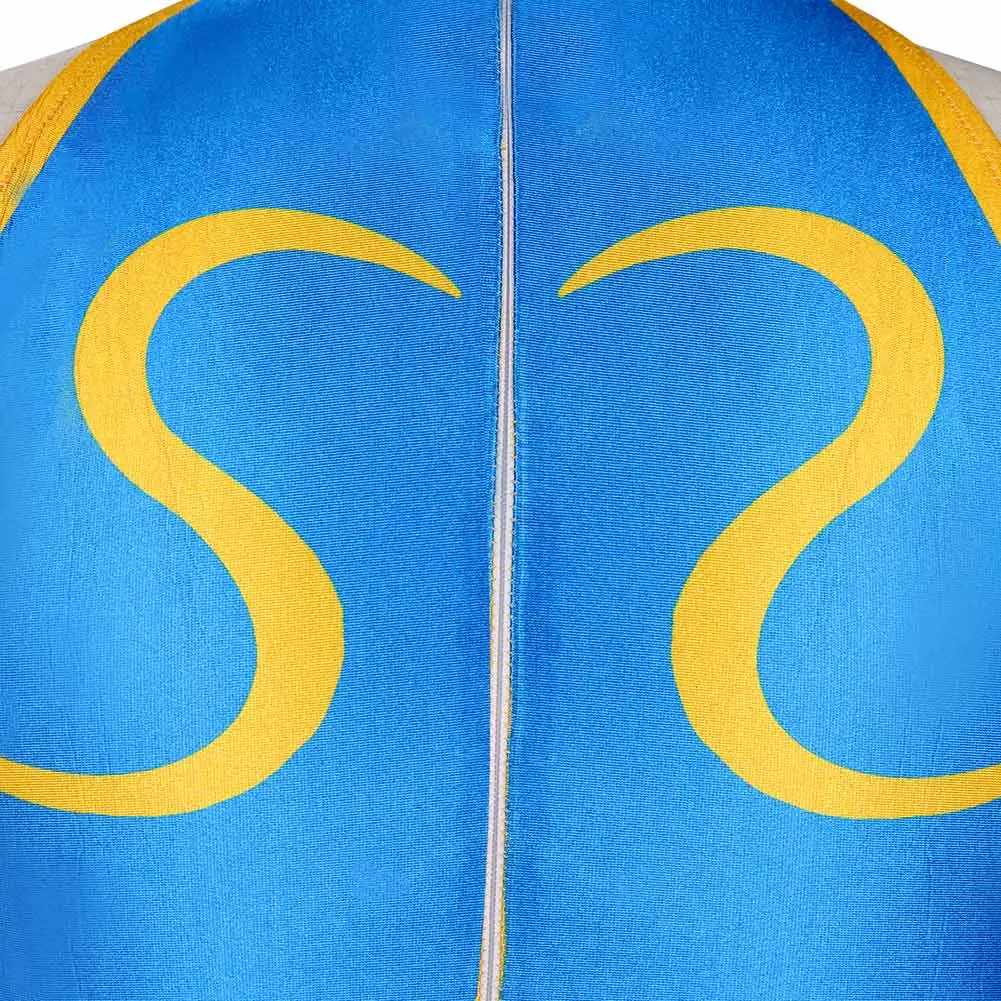 CosplaySky Street Fighter SF Chun-Li Cheongsam Plus Size Swimsuit Cosplay Costume Dress Outfits Halloween Carnival Suits - Image 9