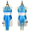 CosplaySky Street Fighter SF Chun-Li Cheongsam Plus Size Swimsuit Cosplay Costume Dress Outfits Halloween Carnival Suits