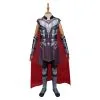 CosplaySky Kids Children Thor: Love And Thunder Thor Cosplay Costume Jumpsuit Cloak Outfits Halloween Carnival Suit