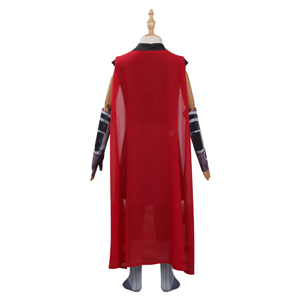 CosplaySky Kids Children Thor: Love And Thunder Thor Cosplay Costume Jumpsuit Cloak Outfits Halloween Carnival Suit - Image 5