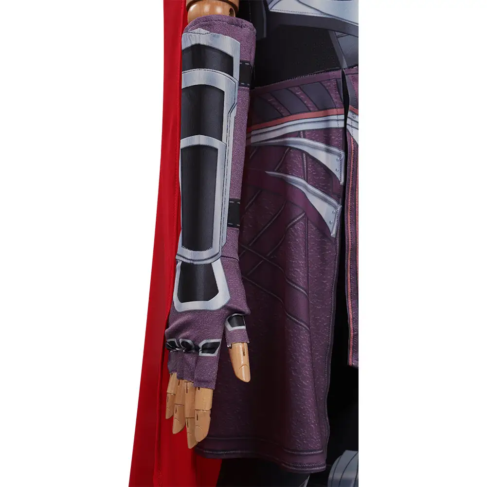CosplaySky Kids Children Thor: Love And Thunder Thor Cosplay Costume Jumpsuit Cloak Outfits Halloween Carnival Suit - Image 9