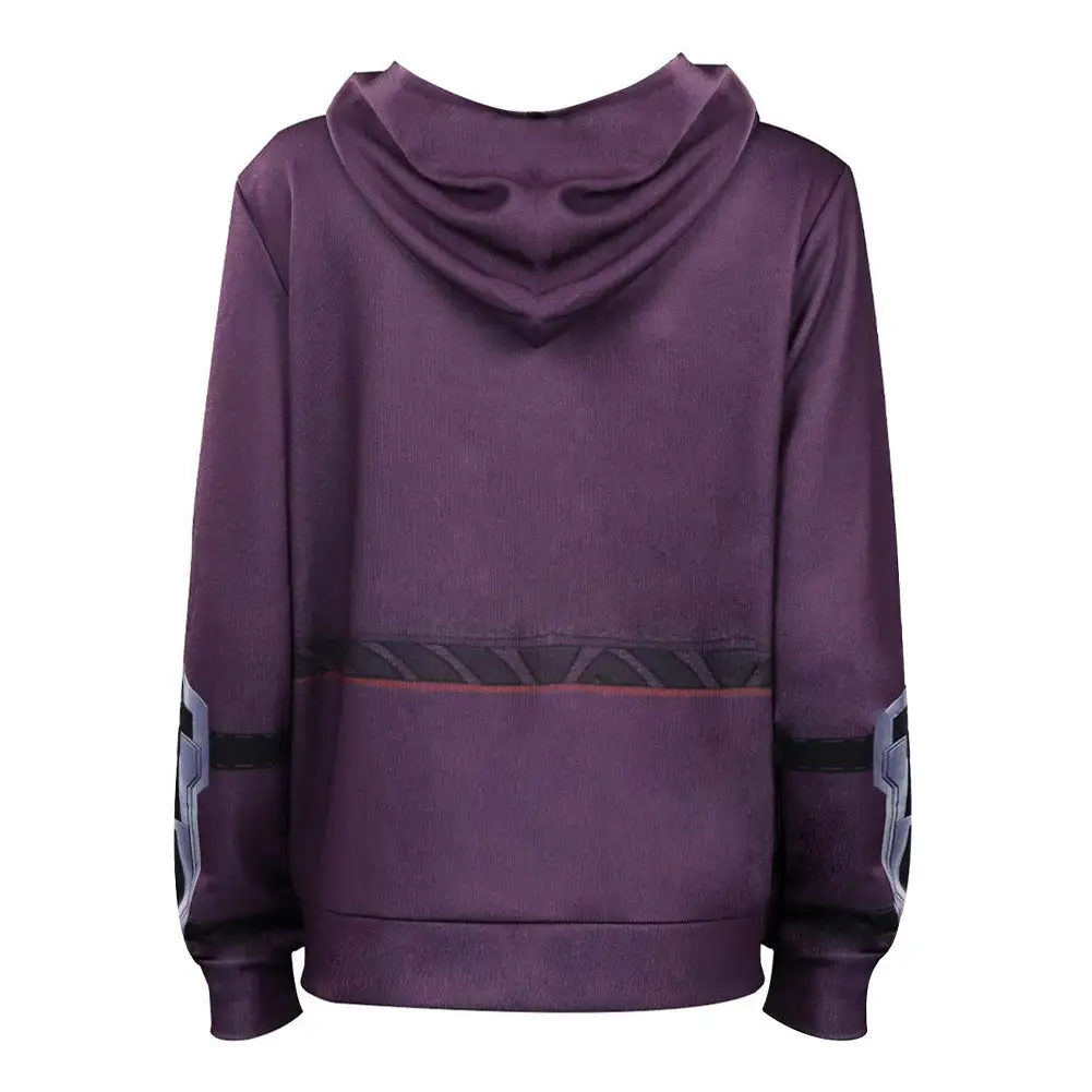 Cossky Thor: Love And Thunder Jane Foster Cosplay Hoodie Zip Up Coat Halloween Carnival Suit - Image 4