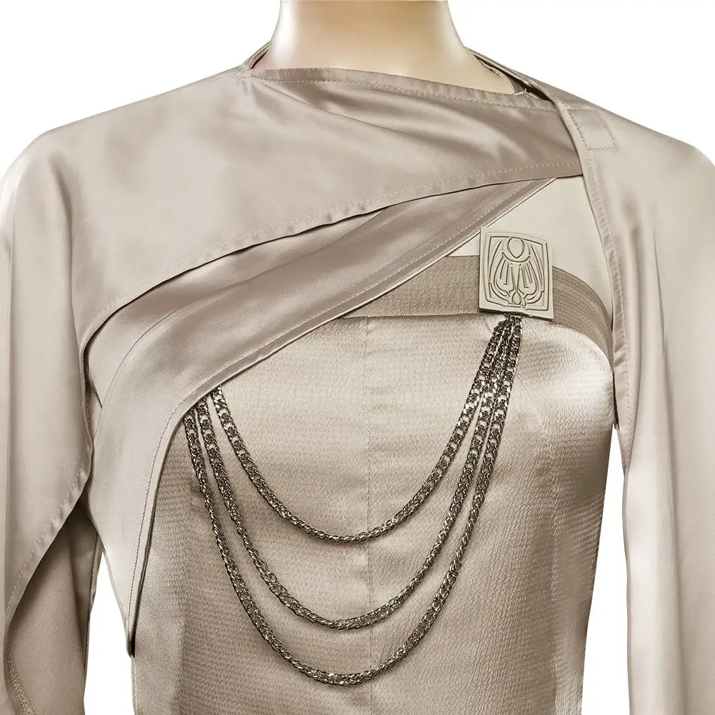 Fansholiday Star Wars Andor Season 1 Mon Mothma Cosplay Costume Cloak Outfits Halloween Carnival Suit - Image 8