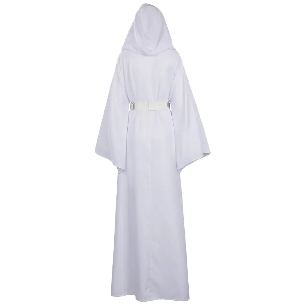 NewCossky Adult Star Wars: Princess Leia Cosplay Costume Dress Outfits Halloween Carnival Suit - Image 4