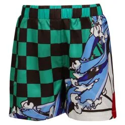NewCosplay Kids Children Kamado Tanjirou Original Designer Cosplay Costume Beach Shorts Pants-cossky®