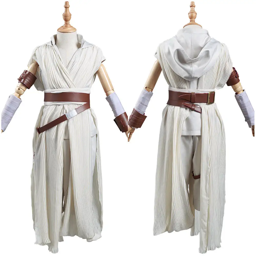 NewCosplay Kids Children Star Wars: The Rise Of Skywalker Rey Halloween Cosplay Costume