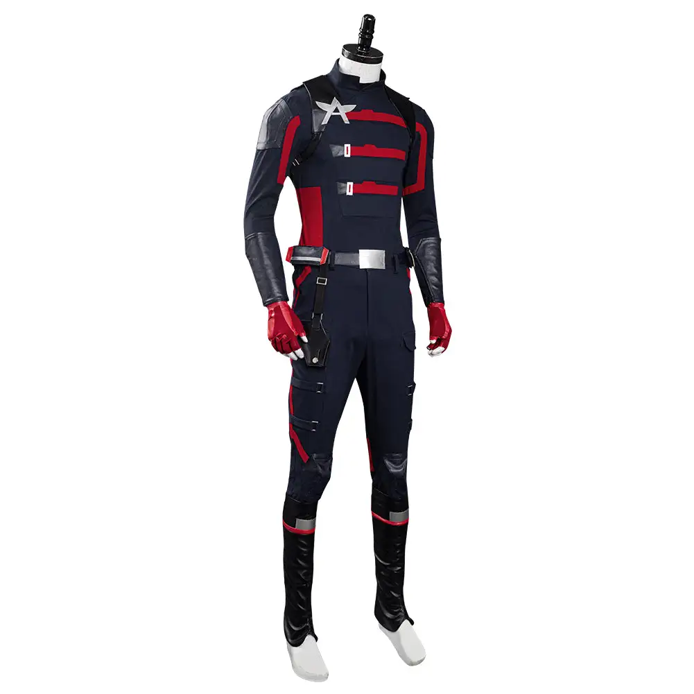 NewCosplay The Falcon And The Winter Soldier John Walker Captain America Outfits Halloween Carnival Suit Cosplay Costume - Image 5