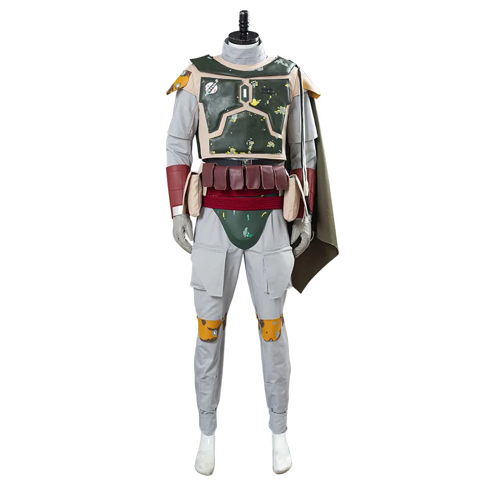 NewCosplay Star Wars The Book Of Boba Fett Halloween Carnival Suit Cosplay Costume - Image 2