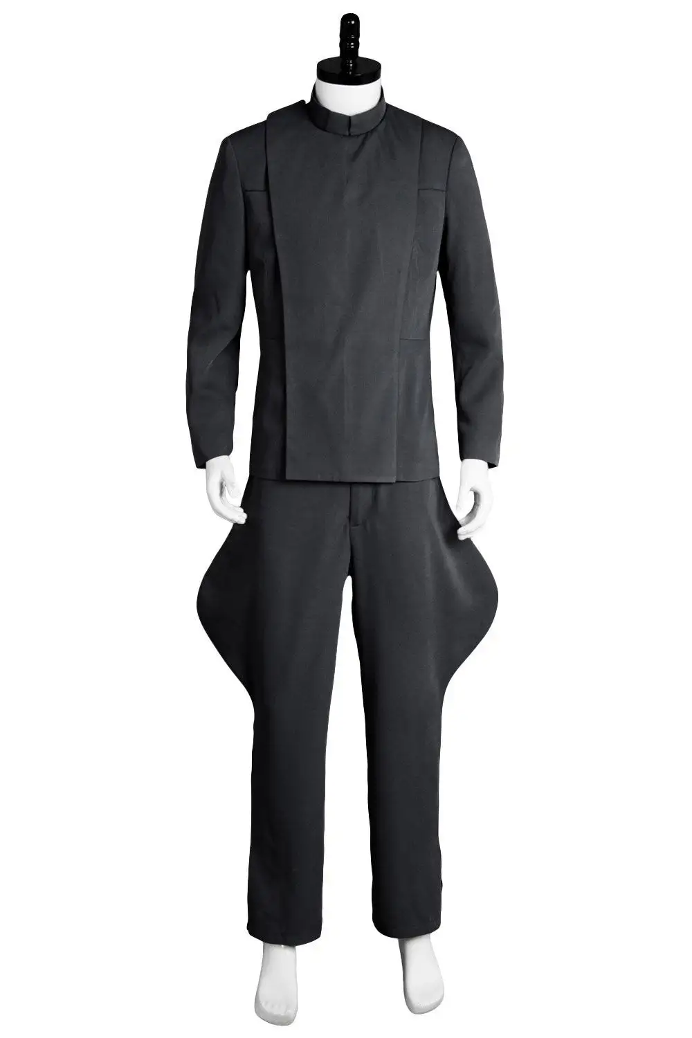 NewCosplay Star Wars Imperial Officer Grey Costume Uniform
