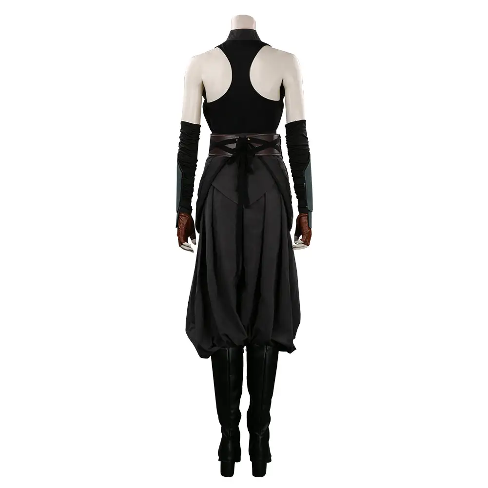 NewCosplay The Mandalorian Ahsoka Tano Black Outfits Halloween Carnival Suit Cosplay Costume - Image 4