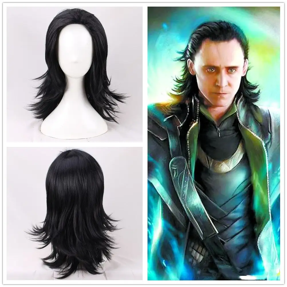 NewCosplay Loki TV Loki Halloween Carnival Cosplay Wigs