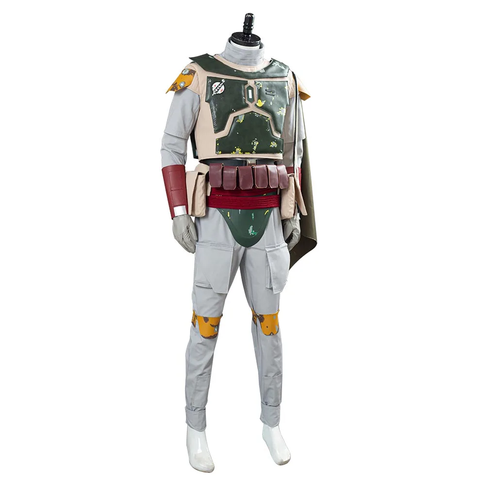 NewCosplay Star Wars The Book Of Boba Fett Halloween Carnival Suit Cosplay Costume - Image 5