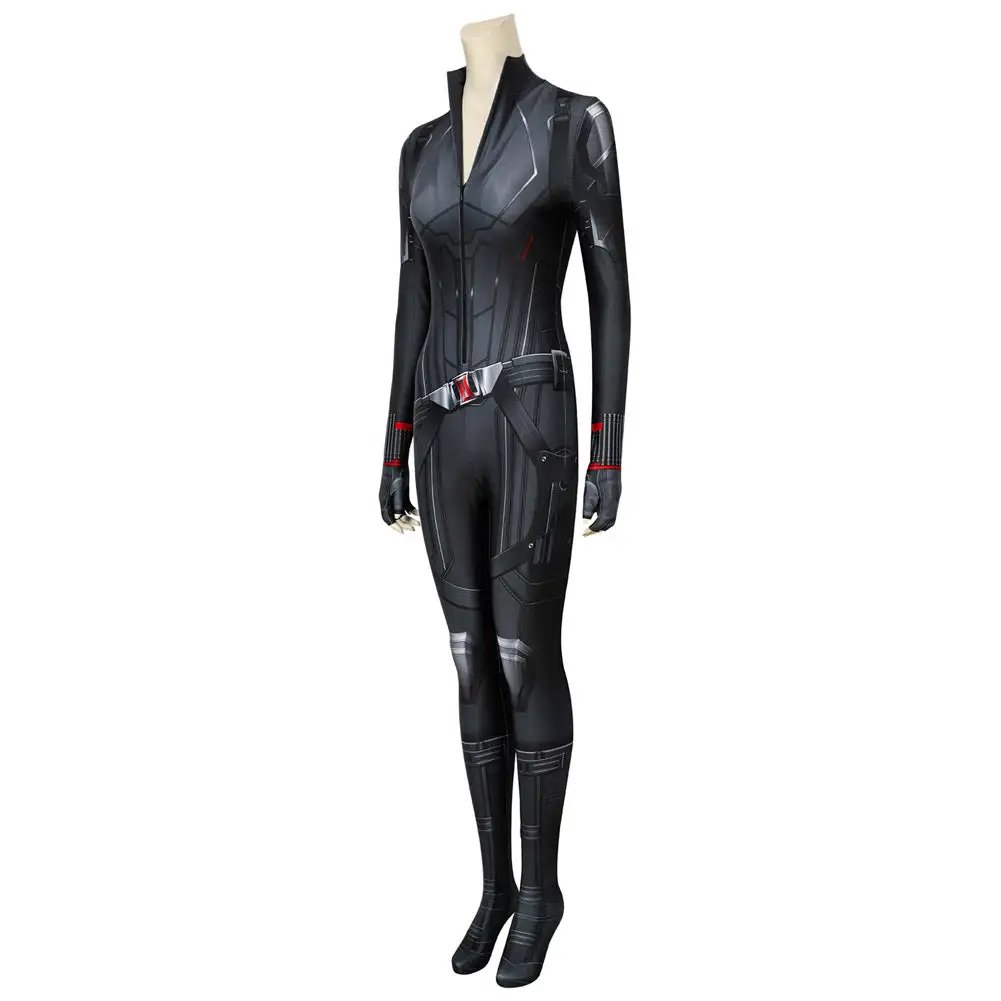 NewCosplay Avengers: Endgame Black Widow Cosplay Costume Jumpsuit Outfits - Image 2