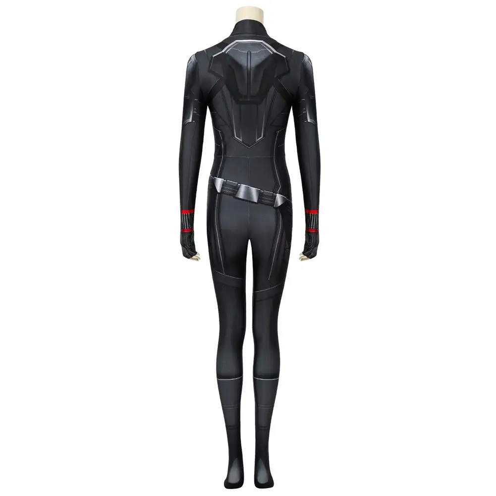 NewCosplay Avengers: Endgame Black Widow Cosplay Costume Jumpsuit Outfits - Image 3
