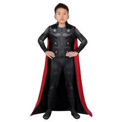 Cosplaygift Kids Avengers: Infinity War Thor Cosplay Costume Jumpsuit Cloak Outfits Halloween Carnival Suit