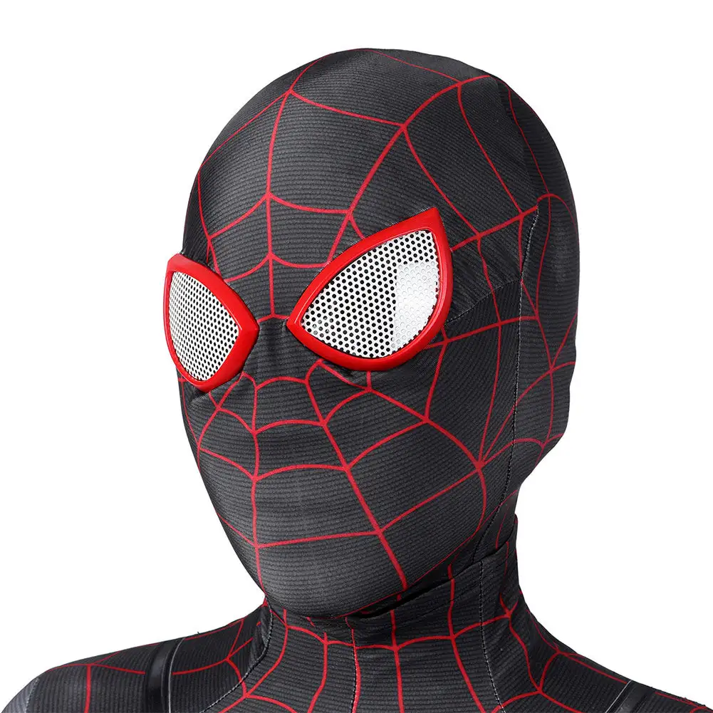 Cosplaygift Kids Children Spiderman Miles Morales Cosplay Costume Outfits Halloween Carnival Suit - Image 4