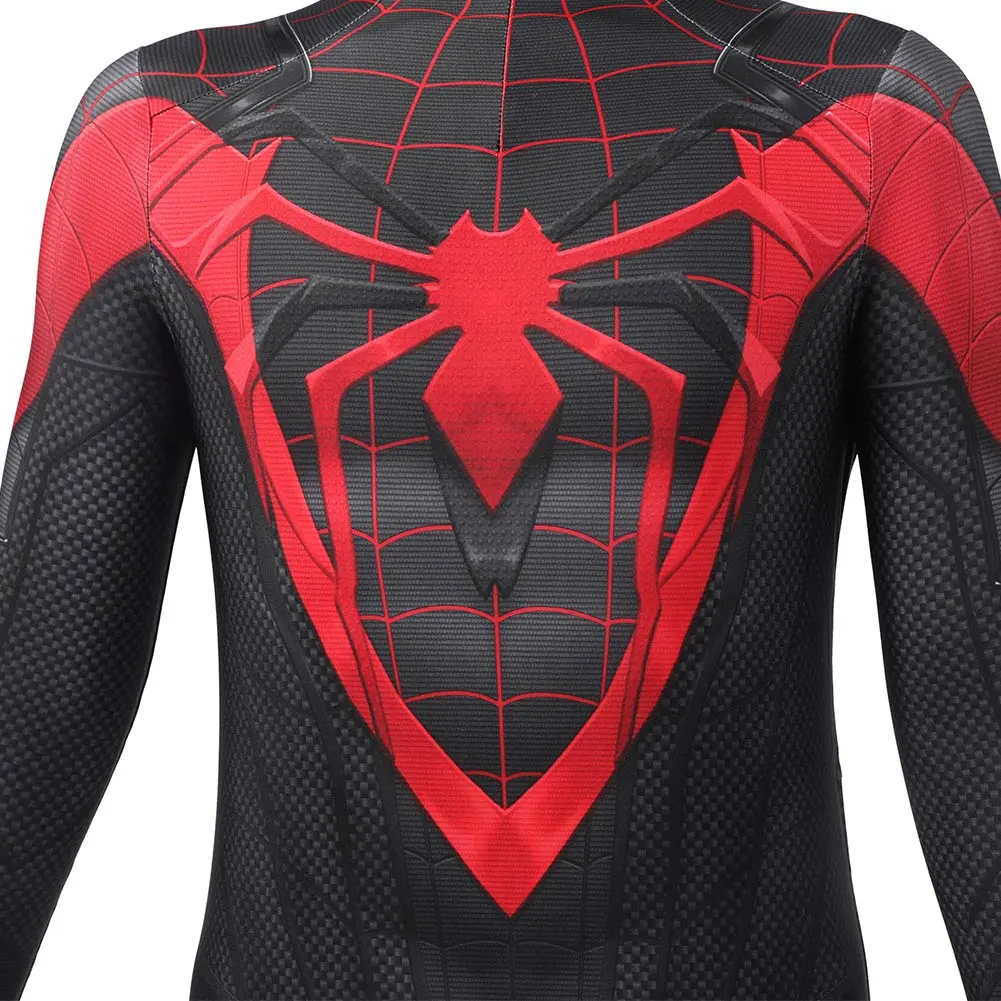 Cosplaygift Kids Children Spiderman Miles Morales Cosplay Costume Outfits Halloween Carnival Suit - Image 5