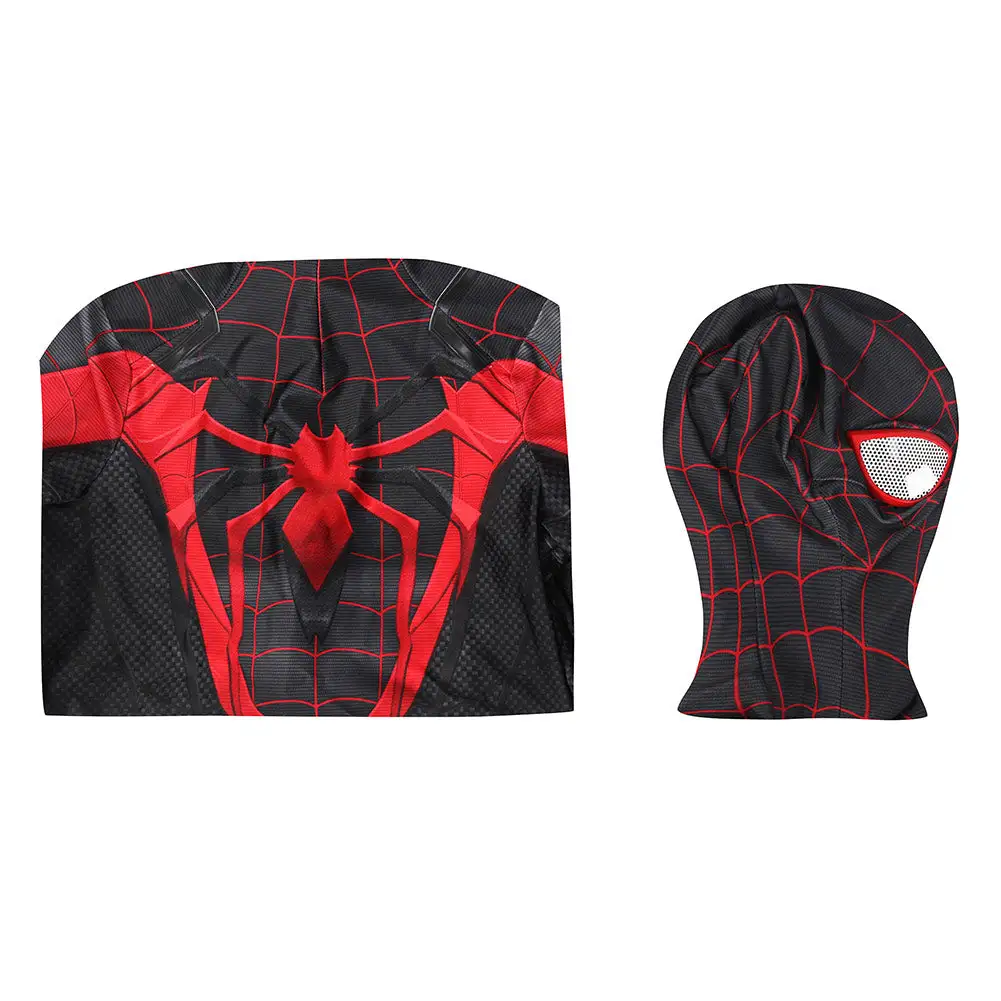 Cosplaygift Kids Children Spiderman Miles Morales Cosplay Costume Outfits Halloween Carnival Suit - Image 7