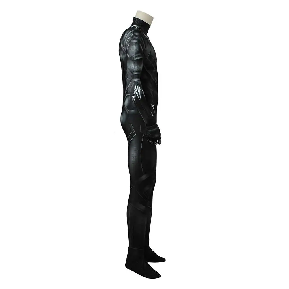Cosplaygift Captain America: Civil War Black Panther T‘Challa Cosplay Costume Jumpsuit Outfits Halloween Carnival Suit - Image 4