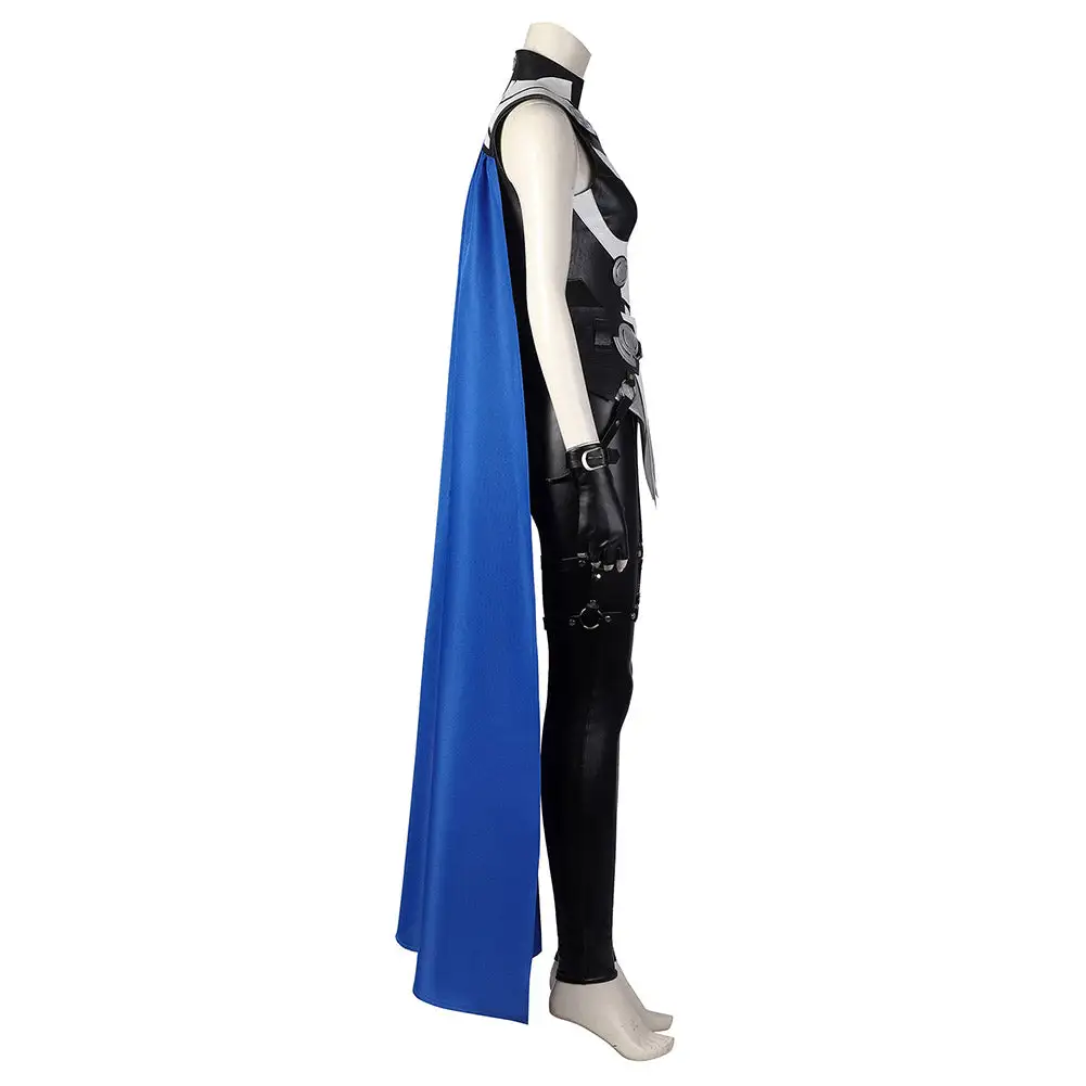 Fansholiday Thor: Love And Thunder (2022) Valkyrie Cosplay Costume Vest Pants Cloak Outfits Halloween Carnival Suit - Image 5
