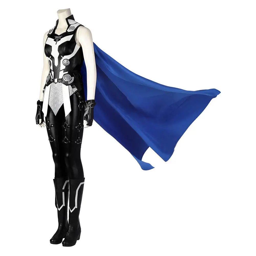 Fansholiday Thor: Love And Thunder (2022) Valkyrie Cosplay Costume Vest Pants Cloak Outfits Halloween Carnival Suit - Image 6