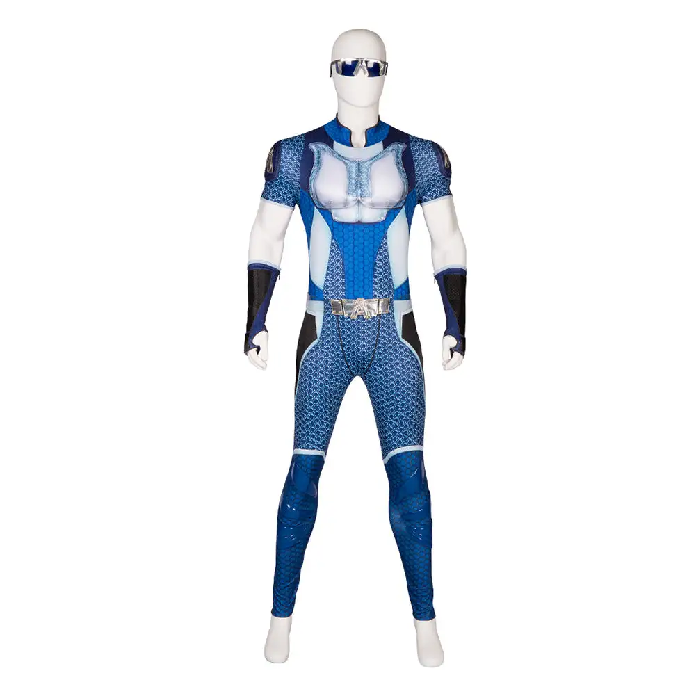 NewCossky The Boys A-Train Cosplay Costume Jumpsuit Outfits Halloween Carnival Suit - Image 2