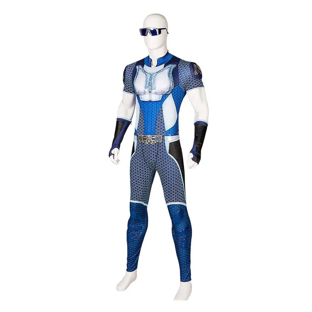 NewCossky The Boys A-Train Cosplay Costume Jumpsuit Outfits Halloween Carnival Suit - Image 3