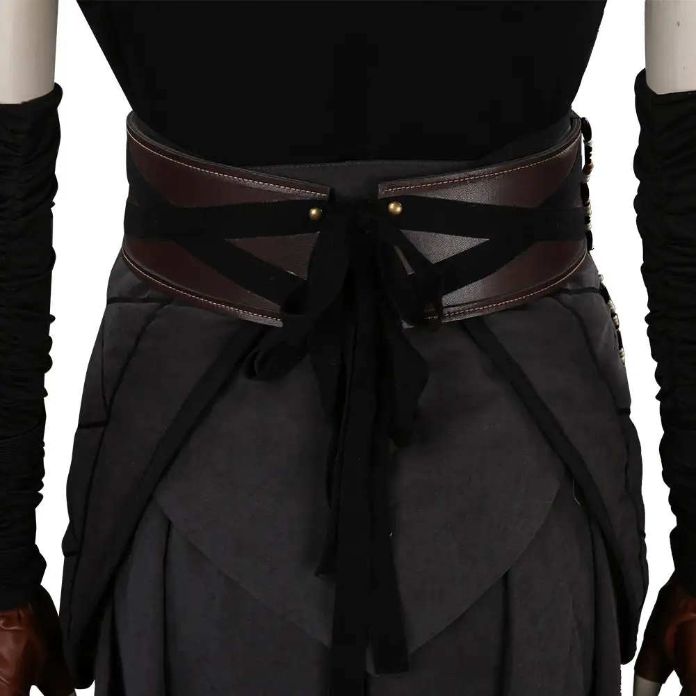 NewCosplay The Mandalorian Ahsoka Tano Black Outfits Halloween Carnival Suit Cosplay Costume - Image 9