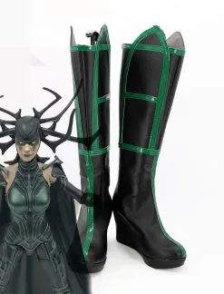 NewCosplay Thor 3 Ragnarok Goddess Of Death Hela Boots Cosplay Shoes