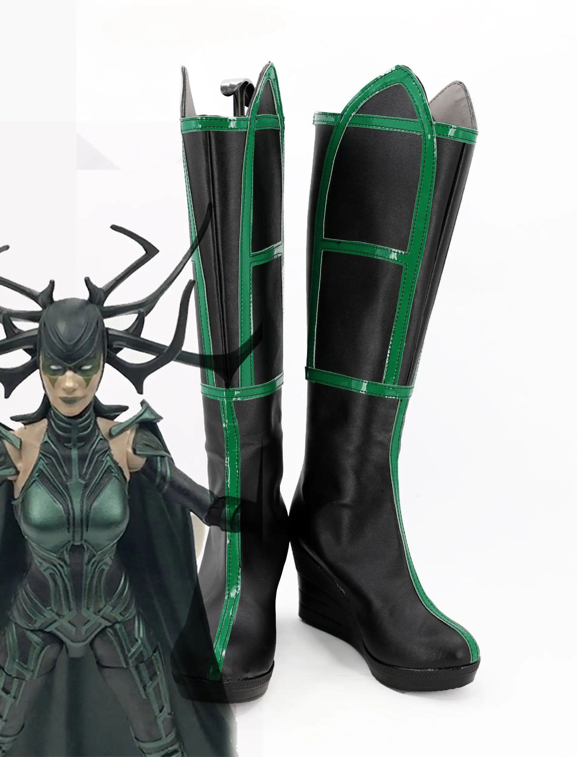 NewCosplay Thor 3 Ragnarok Goddess Of Death Hela Boots Cosplay Shoes