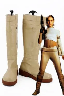 NewCosplay Star Wars Padmé Amidala Boots Cosplay Shoes