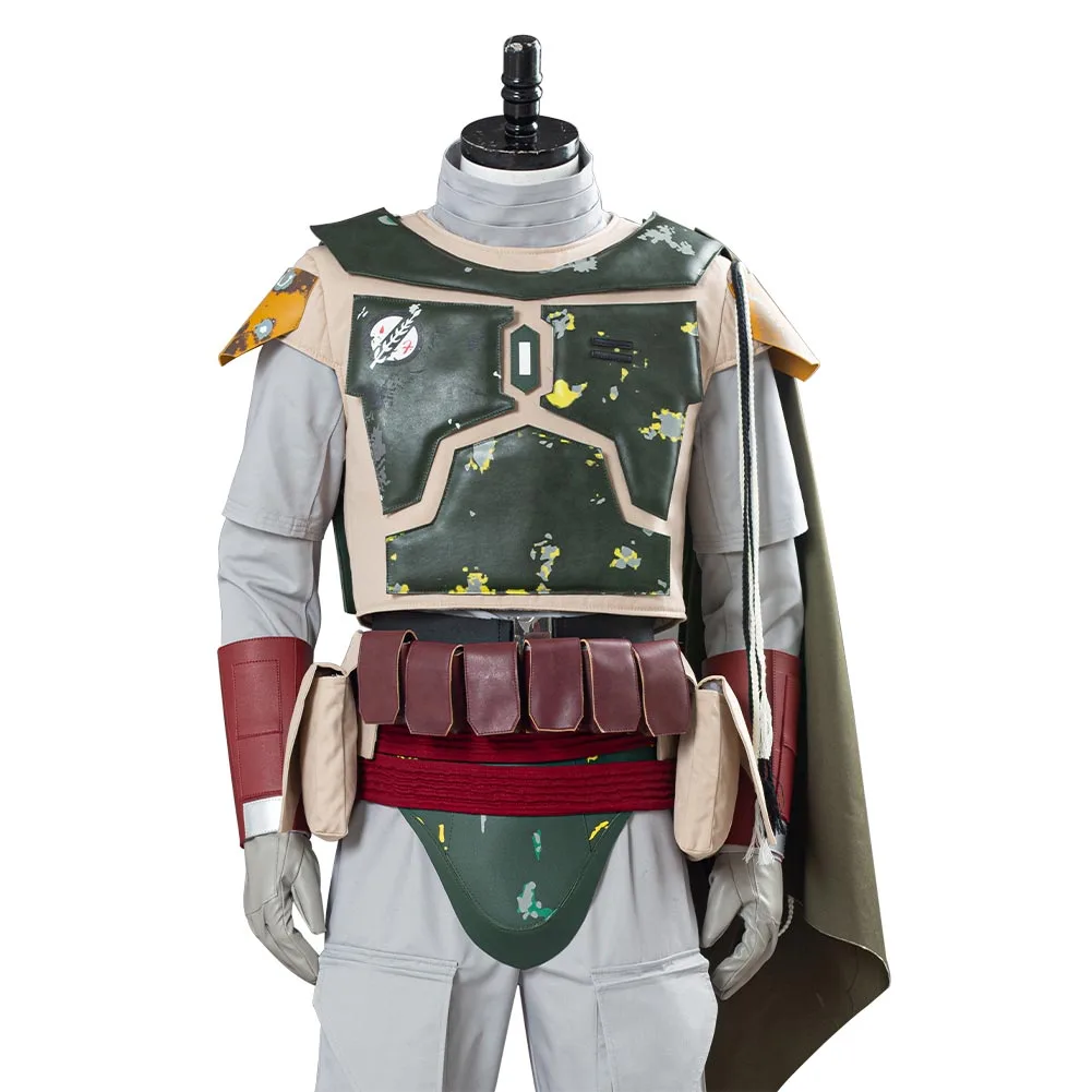 NewCosplay Star Wars The Book Of Boba Fett Halloween Carnival Suit Cosplay Costume - Image 6