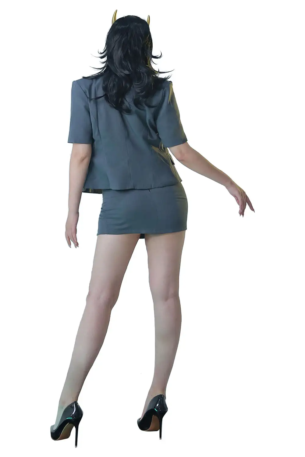 New Cosplaysky Loki 2021 Female Loki Outfit Halloween Original Designers Cosplay Costume - Image 4